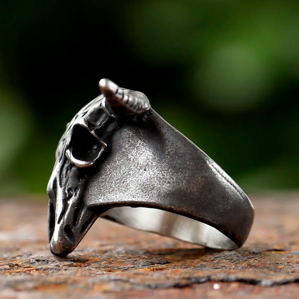 Sheep Skull Ring