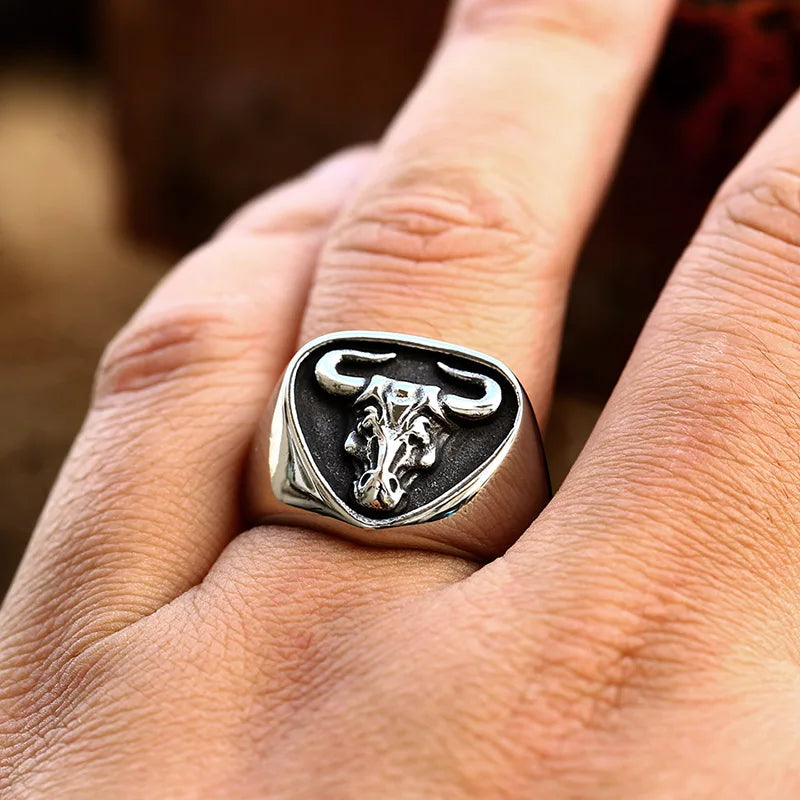 Cow Head Ring