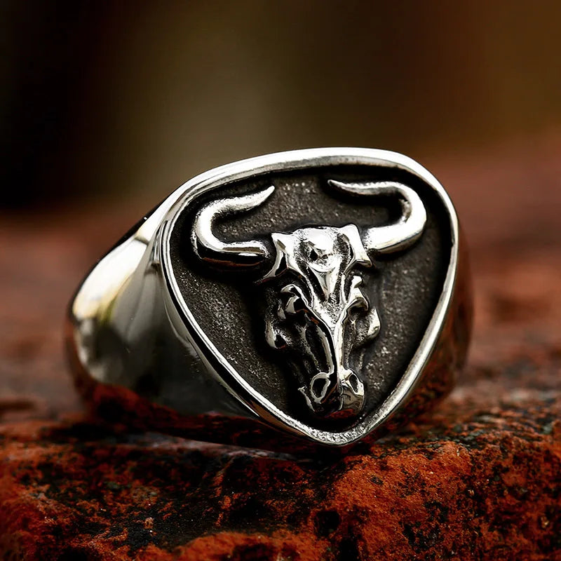 Cow Head Ring
