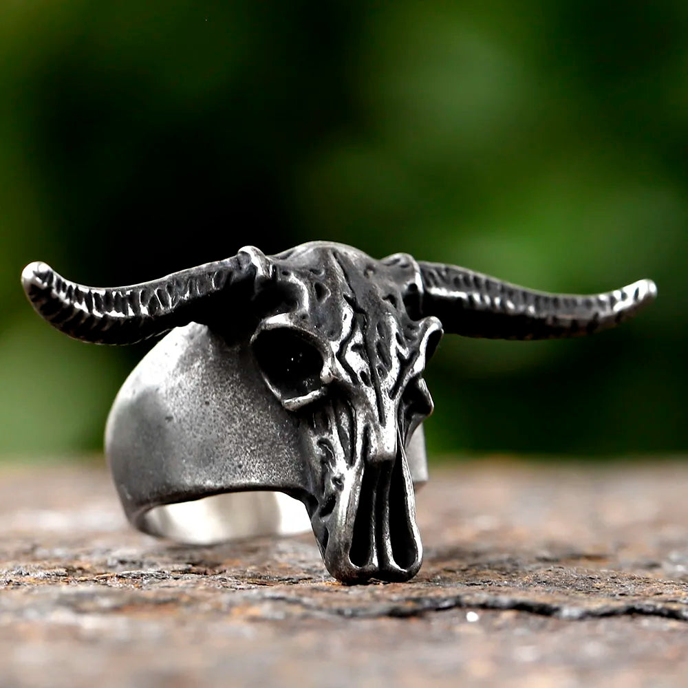 Sheep Skull Ring