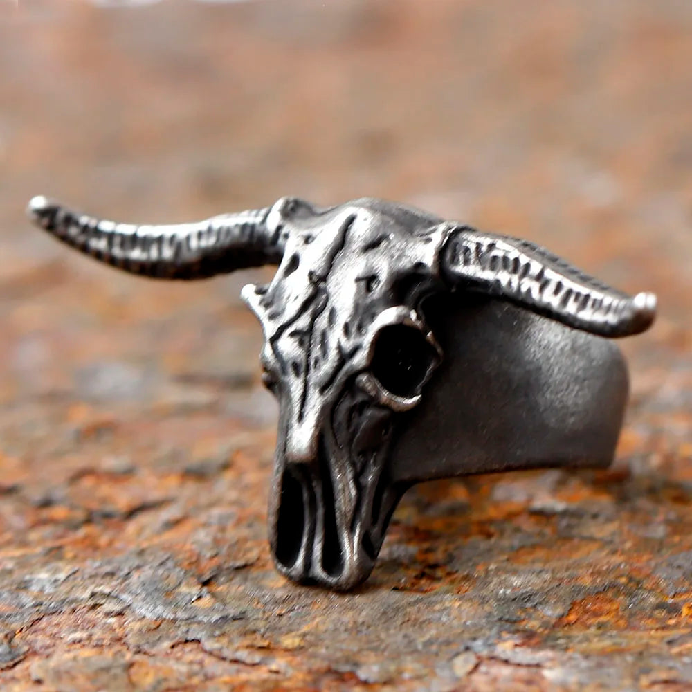 Sheep Skull Ring