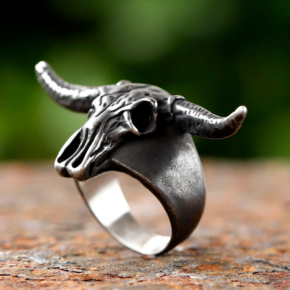 Sheep Skull Ring