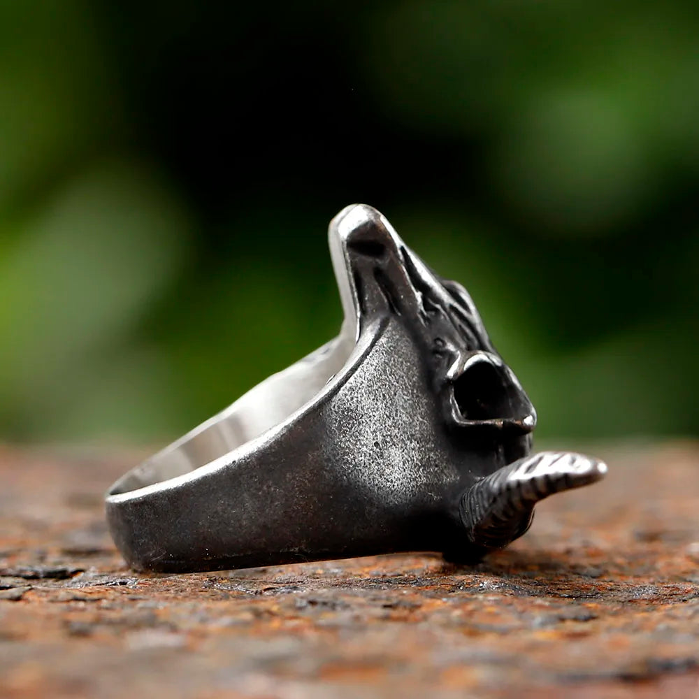 Sheep Skull Ring